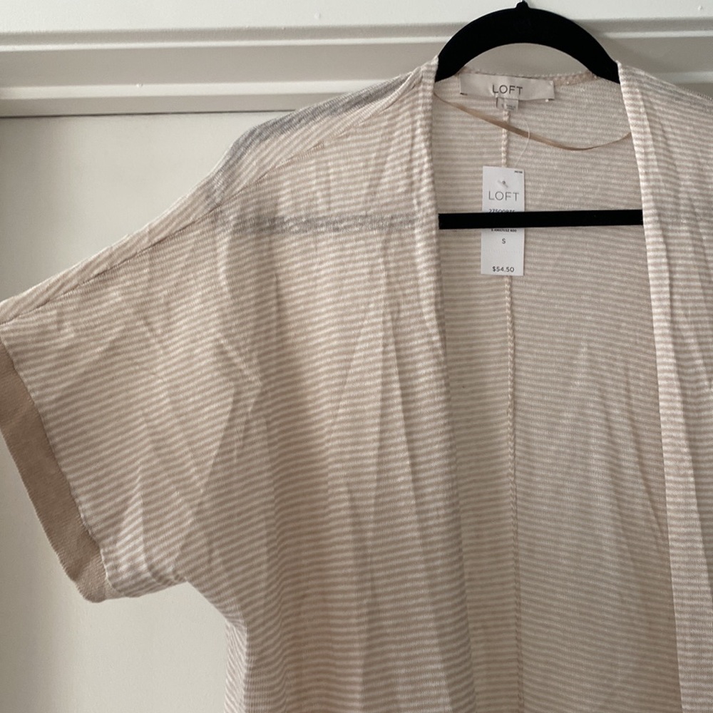 LOFT short sleeve cardigan. Size small.